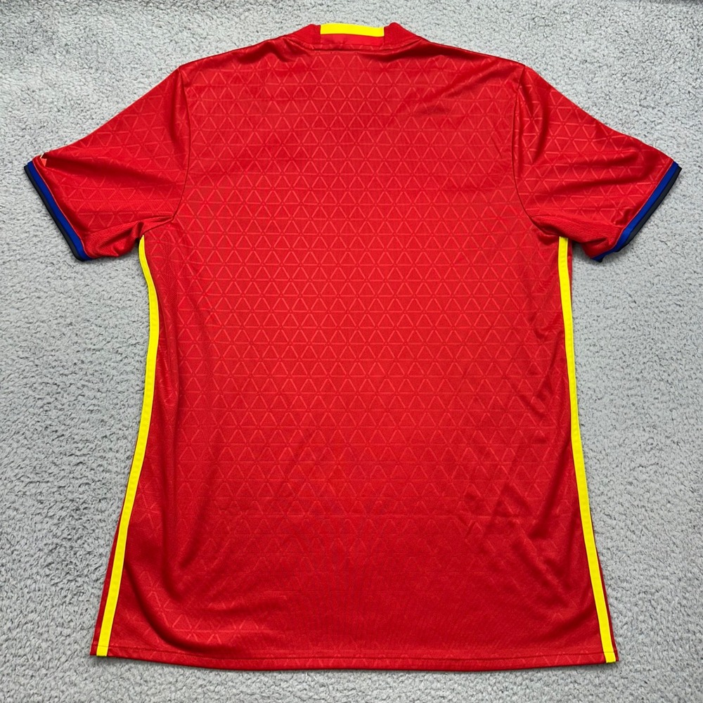 Adidas Climacool AI4411 Mens Large Spain National Team 2016 Home Soccer Jersey - Picture 2 of 11